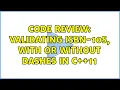 Code Review Validating ISBN-10s with or without dashes in C 11 2 Solutions
