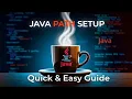 Java Path Setting Tutorial for Beginners A Step-by-Step Guide Programming area
