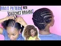 How to Braid Your Hair for Crochet Braids DETAILED Braid Pattern Series
