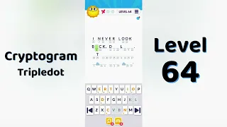 Cryptogram Tripledo Level 64 Solutions Logic Puzzle Game Mini Boss