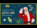 Merry Christmas animation with Python