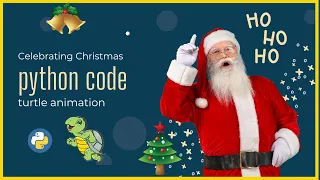 Merry Christmas animation with Python