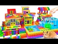 Download Lagu DIY - Build Mega Mansion Has Waterfall Pool For Goldfish, Hamster With Magnetic Balls (Satisfying)