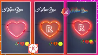 reels name art video editing kinemaster heart name status video editing reels new trend