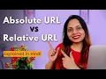 Absolute URL and Relative URL HTML Tutorial DesignWithRehana