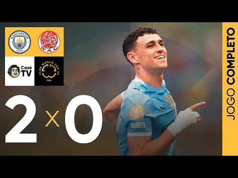 Video Thumbnail: JOGO COMPLETO: MANCHESTER CITY X WYDAD | COPA DO MUNDO DE CLUBES DA FIFA | 1ª RODADA| FASE DE GRUPOS