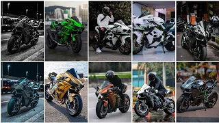 Ninja h2r dp photo Kawasaki Ninja h2r India first bike ninja DP photo
