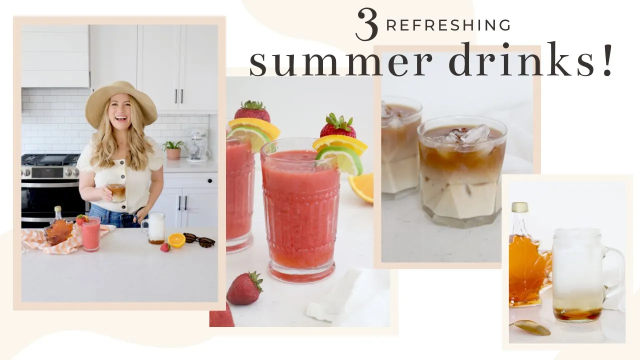 3 Must-Try Refreshing Summer Drinks! - Healthy Grocery Girl
