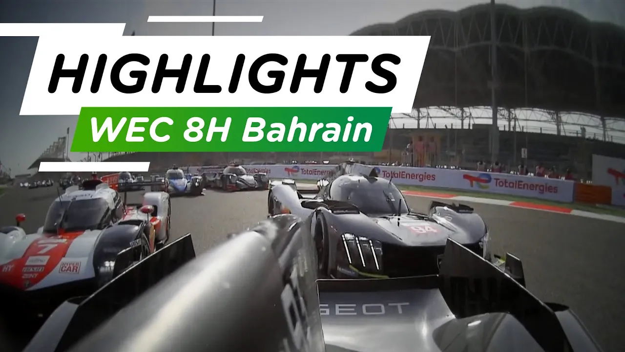 Highlights - FIA WEC 8 Hours of Bahrain 🇧🇭 2022 : Youtube video player