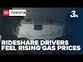 Las Vegas Uber drivers dealing with rising gas prices falling tourism