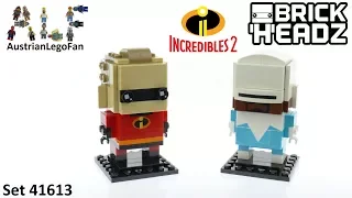 Lego Incredibles 2 Brickheadz 41613 Mr.  Incredible &amp; Frozone - Lego Speed Build Review