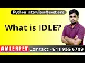 What is IDLE in Python Ameerpet Technologies By Srinivas
