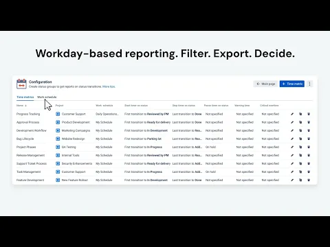 watch Time Metrics Tracker | Time Between Statuses video