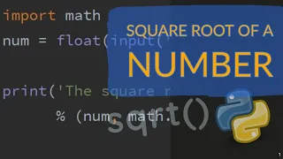 How to find Square Root of a Given Number using Newton Method using Python Tamil python program