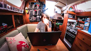 Living on our SAILBOAT in SPAIN | A day in the life | Chasing Currents EP 36