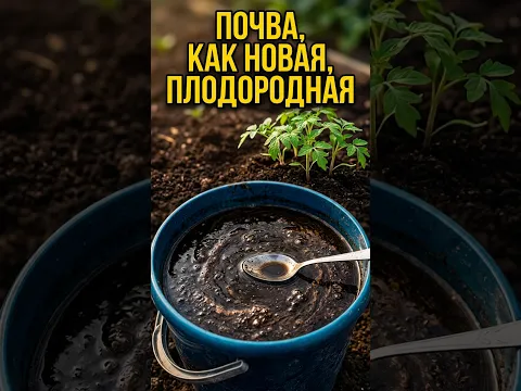 Ложка на ведро воды, чтоб земля в зиму ушла здоровая, как новая, плодородная