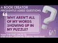 Troubleshooting Why Aren t All of My Words Showing Up in My Puzzle