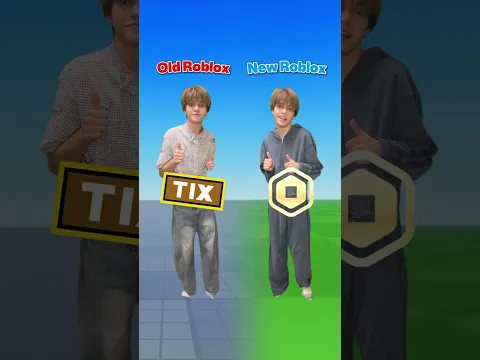 Old Roblox VS New Roblox CHALLENGE! ๐ฑ๐ฎ๐คฉ Which One is YOUR FAVOURITE? ๐ค๐๐ #roblox #robloxshorts