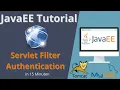 Java Servlet Filter - Authentication Java EE Tutorial deutsch