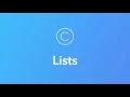 Ionic Creator Tutorials Lists