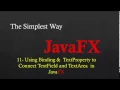 11 - Connect TextField with TextArea Using Bind Method inFXML