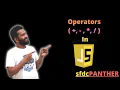 Operators in JavaScript JavaScript For Salesforce Developer SFDCPanther AMIT SINGH
