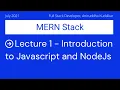 MERN Stack Course - Lecture 1