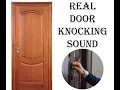 Door knocking sound real Wood door knock sound effect prank