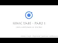 Ionic Component of the Day Tabs - Part 1