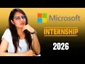 Microsoft Internship 2026 Software Engineer Complete Guide with Resources