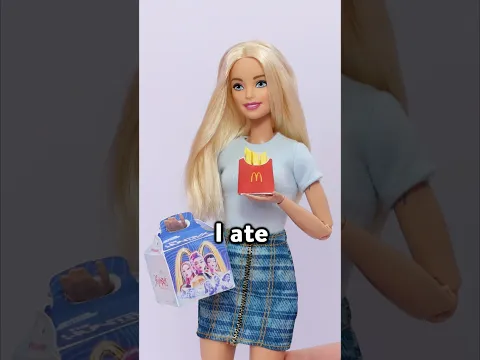 Giving Barbie McDonald’s KPop Demon Hunters Meal