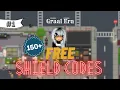 free 150 SHELD CODES come check it out pt 1 Graal Era
