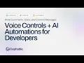 Voice Controls AI Automations for Developers Write Comments Docs and Commit Messages