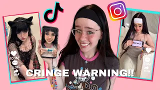 Reacting to My CRINGE TikToks