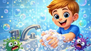 اغنية أغسل يدى      هيا ابتعدي يا جراثيم      غسل اليدين  النظافة للأطفال  دندنها
