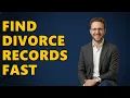 How To Find Divorce Records