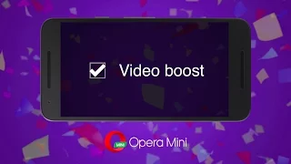 Opera Mini for Android now with boost