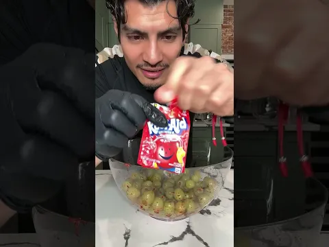 Frozen pre-workout grapes