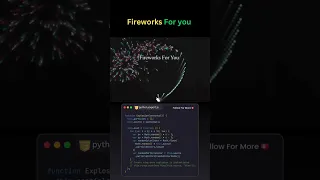 Fireworks Animation in JavaScript Canvas Explosion Effect
