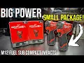 BIG Power Small Package The NEW Milwaukee M12 FUEL Sub Compact Impacts Are Here