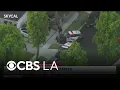 2 people stabbed at Burbank home police search for suspect