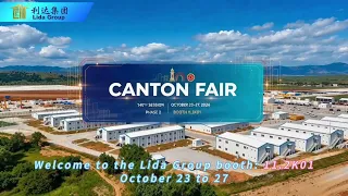 Visit the Lida Group booth (11.2K01) from October 23 to 27.#construction #camphouse #modularhouse