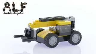 Lego Creator 31041 Construction Vehicles Model 3of3 Telehandler - Lego Speed Build Review