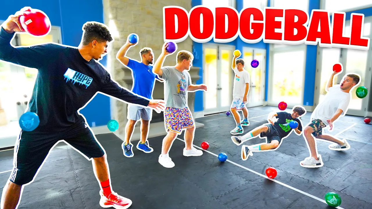 INSANE Mini-Court 3v3 DODGE BALL!