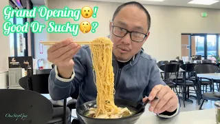 GRAND OPENING TRYING OUT BRAND NEW RESTAURANT TL NOODLE NOT TK NOODLE IN RANCHO CORDOVA CA