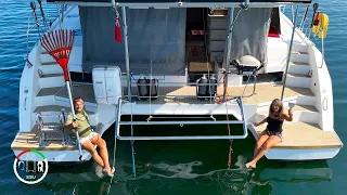 #183 What da hell is RAKE AND SCRAPE |  BAHAMAS | Sailing Sisu Leopard 45 Catamaran