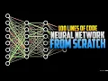 Neural Network from Scratch without ML libraries 100 lines of Python code