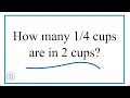 How many cups are in 2 cups