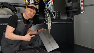 This 20,000W Laser Welds Metal at 20 Inches Per Second
