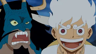Luffy DISTRAI Kaido com sua DANÇA - Animação One Piece